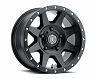 ICON Rebound 18x9 5x150 25mm Offset 6in BS 110.1mm Bore Satin Black Wheel for Toyota Tundra