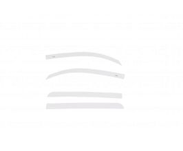 AVS 19-21 Toyota Tundra Crewmax Low Profile Color Match Ventvisors 4pc - Super White for Toyota Tundra XK70