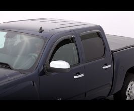 AVS 22-23 Toyota Tundra Outside Mount Window Deflectors 4pc - Smoke for Toyota Tundra XK70