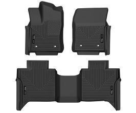 Husky Liners 2022 Toyota Tundra CrewMax X-ACT Front & 2nd Seat Floor Liner - Blk for Toyota Tundra XK70