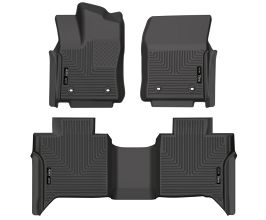 Husky Liners 2022 Toyota Tundra WeatherBeater CC CrewMax Front & 2nd Seat Floor Liner - Blk for Toyota Tundra XK70