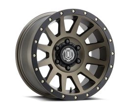 ICON Compression 18x9 6x5.5 25mm Offset 6in BS 95.1mm Bore Bronze Wheel for Toyota Tundra XK70