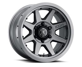 ICON Rebound Pro 17x8.5 6x5.5 25mm Offset 5.75in BS 95.1mm Bore Titanium Wheel for Toyota Tundra XK70