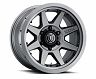 ICON Rebound Pro 17x8.5 6x5.5 25mm Offset 5.75in BS 95.1mm Bore Titanium Wheel for Toyota Tundra