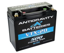 Antigravity Special Voltage YTX12 Case 16V Lithium Battery - Left Side Negative Terminal for Universal All