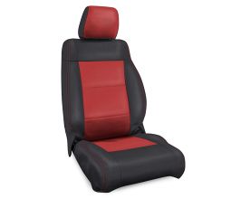PRP Seats 11-12 Jeep Wrangler JK Front Seat Covers/2 door or 4 door (Pair) - Black/Red for Universal All