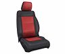 PRP Seats 11-12 Jeep Wrangler JK Front Seat Covers/2 door or 4 door (Pair) - Black/Red
