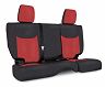 PRP Seats 13-18 Jeep Wrangler JKU Rear Seat Cover/4 door - Black/Red