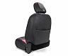 PRP Seats 2018+ Jeep Wrangler JL/2 Door/ Non-Rubicon Front Seat Covers (Pair) - Black w/ Red Stitching