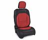 PRP Seats 2018+ Jeep Wrangler JLU/4 Door/Jeep Gladiator JT/ Non-Rubicon Front Seat Covers(Pair) -Black/Red