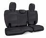 PRP Seats 2018+ Jeep Wrangler JL/2 door Rear Bench Cover - Black with Red Stitching