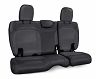 PRP Seats 2018+ Jeep Wrangler JLU/4 door Rear Bench Cover with Cloth Interior - Black/Grey