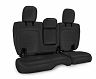 PRP Seats 2018+ Jeep Wrangler JLU/4 door Rear Bench Cover with Leather Interior - All Black