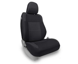 PRP Seats 12-15 Toyota Tacoma Front Seat Covers/ Fold Flat Edition (Pair) - Black/Grey for Universal All