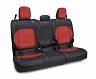 PRP Seats 2020+ Jeep Gladiator JT Rear Bench Cover with Cloth Interior - Black/Red