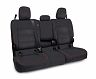 PRP Seats 2020+ Jeep Gladiator JT Rear Bench Cover with Leather Interior - Black with Red Stitching