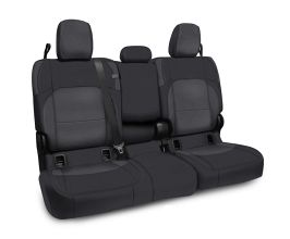 PRP Seats 2020+ Jeep Gladiator JT Rear Bench Cover with Leather Interior - Black/Grey for Universal All