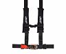PRP Seats 4.2 Harness with Latch / Link Lap Belt- Black for Universal 