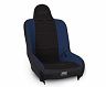 PRP Seats Premier High Back Suspension Seat (Two Neck Slots) - Black / Blue for Universal 