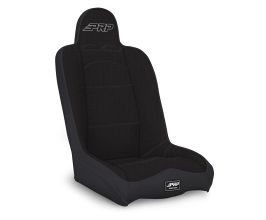 PRP Seats Daily Driver High Back Suspension Seat (Two Neck Slots) - All Black for Universal All