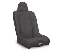 PRP Seats Daily Driver High Back Suspension Seat (Two Neck Slots) - All Grey for Universal All