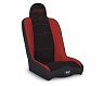 PRP Seats Daily Driver High Back Suspension Seat (Two Neck Slots) - Black/Red