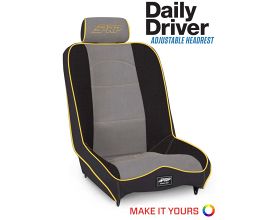 PRP Seats Daily Driver High Back 4In. Extra Tall Suspension Seat for Universal All