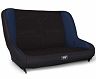 PRP Seats Jeep CJ7/YJ Low Back Rear Bench - Black / Blue