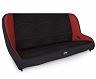 PRP Seats Jeep JKU/JLU Low Back Rear Bench - Black/Red for Universal 