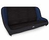 PRP Seats Jeep JKU/JLU Low Back Rear Bench - Black / Blue for Universal 
