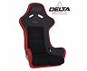 PRP Seats Delta Composite Seat- Black/Red (Red Outline/Delta Red- Red Stitching/201-263-201-237)