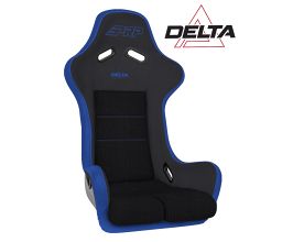 PRP Seats Delta Composite Seat- Black/Blue (Blue Outline/Delta Blue- Blue Stitching/201-263-201-V) for Universal All