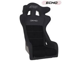 PRP Seats Echo Composite Seat- Black (Black Outline/Delta Black- Black Stitching) for Universal All