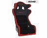 PRP Seats Echo Composite Seat- Black/Red (Red Outline/Delta Red- Red Stitching)