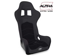 PRP Seats Alpha Composite Seat/Extra Wide- Black for Universal All
