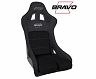 PRP Seats Bravo Composite Seat- Black (Silver Outline/Bravo Silver- Black Stitching)