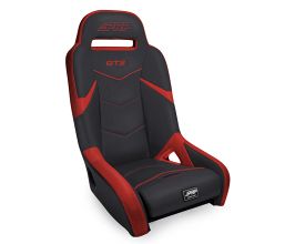 PRP Seats GT3 Rear Suspension Seat- Black/Red for Universal All