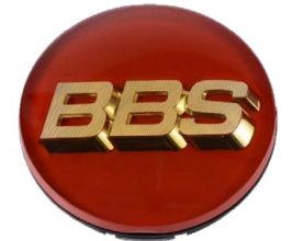 BBS Center Cap 70.6mm Red/Gold (3-tab) (56.24.073) for Universal All
