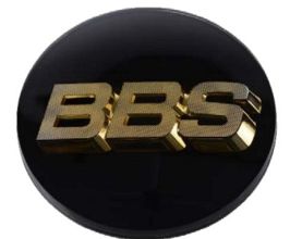 BBS Center Cap 70.6mm Black/Gold (4-tab) (56.24.120) for Universal All