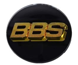 BBS Center Cap 80.6mm Black/Gold -D for Universal All