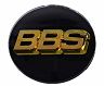 BBS Center Cap 80.6mm Black/Gold -D for Universal 