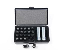 BBS McGard Lug Nut Set 12x1.5 Black - w/Locks for Universal All