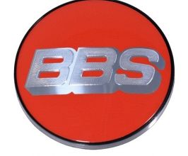 BBS Center Cap 70.6mm Red/Silver (5-Tab) for Universal All