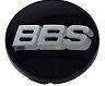 BBS Center Cap 70.6mm Black/Silver (5-tab) for Universal 
