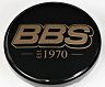 BBS Center Cap 70.6mm Black/Gold Est. 1970 Anniversary w/Logo (5-Tab) for Universal 