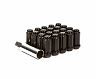 METHOD Method Lug Nut Kit - Spline - 1/2in - 6 Lug Kit - Black for Universal 