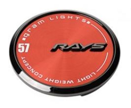 RAYS Wheels 57FXX Center Cap (Red) for Universal All