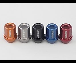 RAYS Wheels Dura-Nut L32 Straight Type 12x1.25 Lug Nut Set 16 Lug 4 Lock Set - Black for Universal All