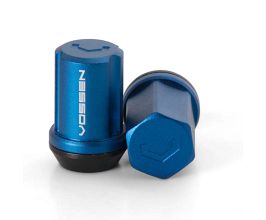 Vossen 35mm Lock Nut - 14x1.5 - 19mm Hex - Cone Seat - Blue (Set of 4) for Universal All