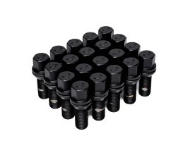 Vossen Lug Bolt - 14x1.5 - 45mm - 17mm Hex - Cone Seat - Black (Set of 20) for Universal All